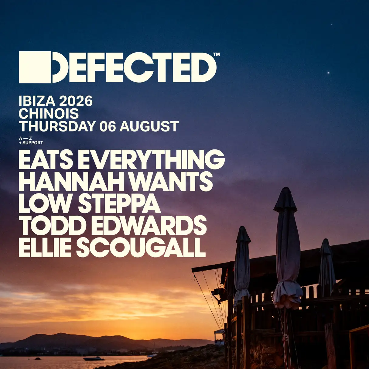 Defected at Chinois on Thursday, August 6, 2026