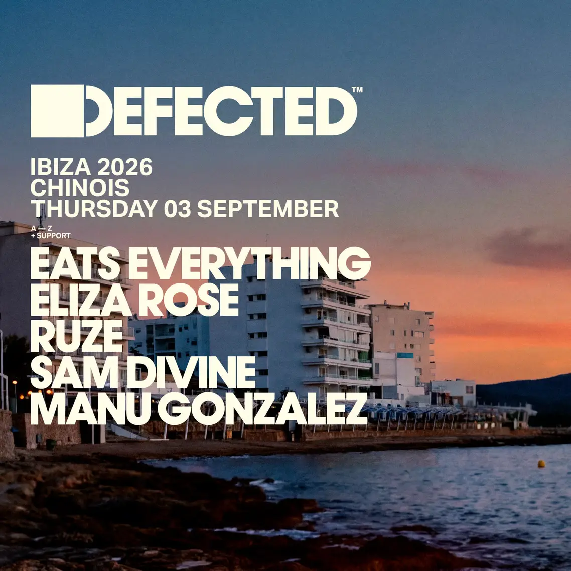 Defected at Chinois on Thursday, September 3, 2026
