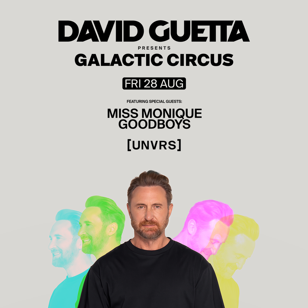 David Guetta at UNVRS on Friday, August 28, 2026