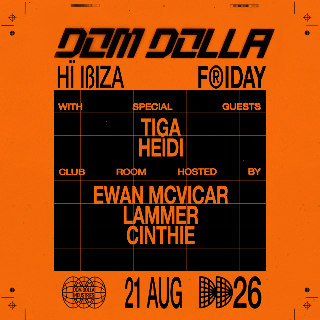 Dom Dolla at HÏ Ibiza on Friday, August 21, 2026