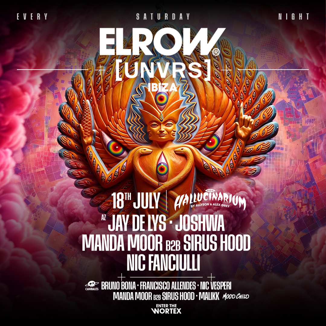 Elrow at UNVRS on Saturday, July 18, 2026