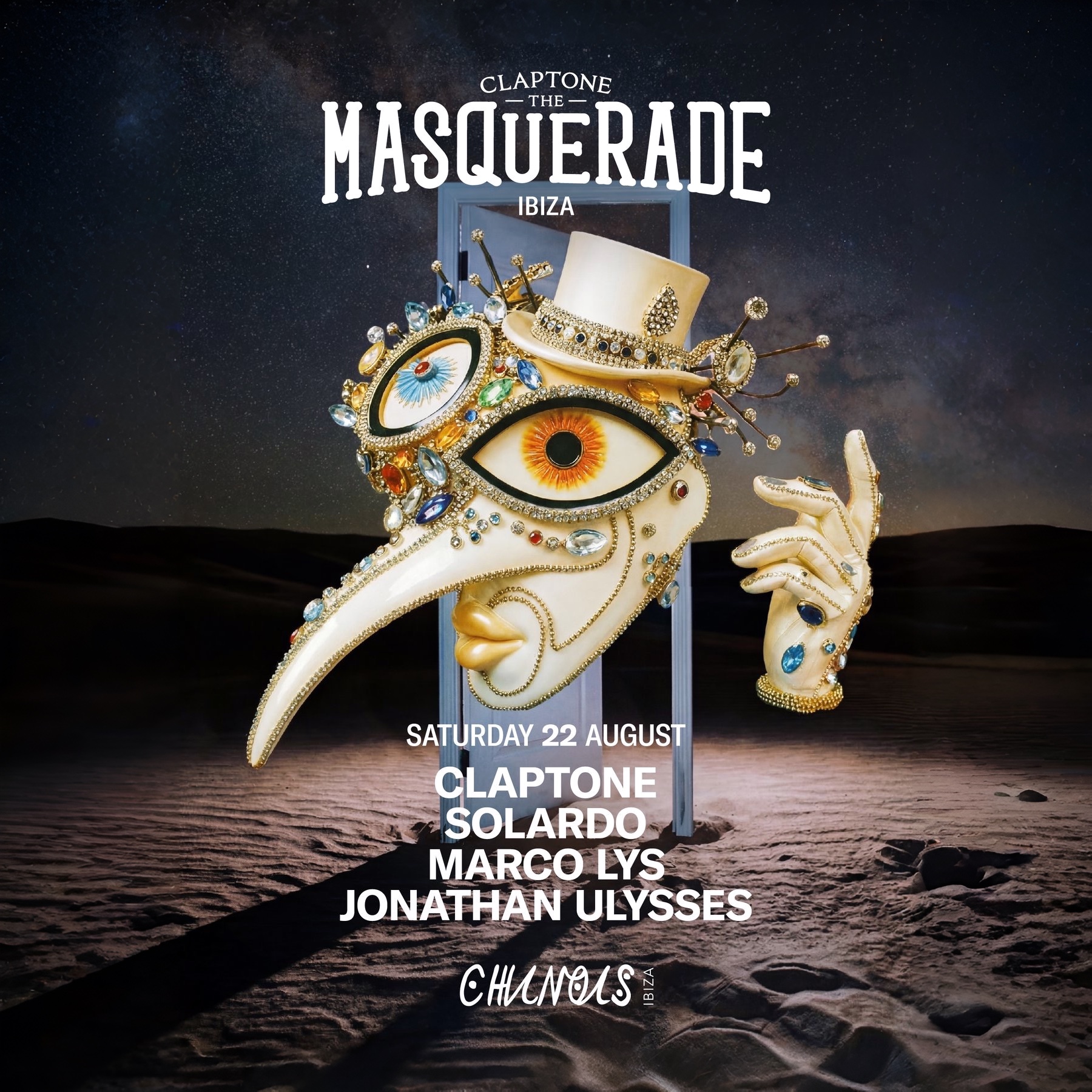 The Masquerade at Chinois on Saturday, August 22, 2026