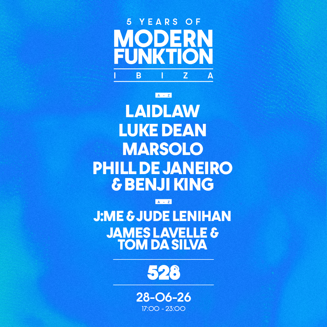 Modern Funktion at 528 on Sunday, June 28, 2026