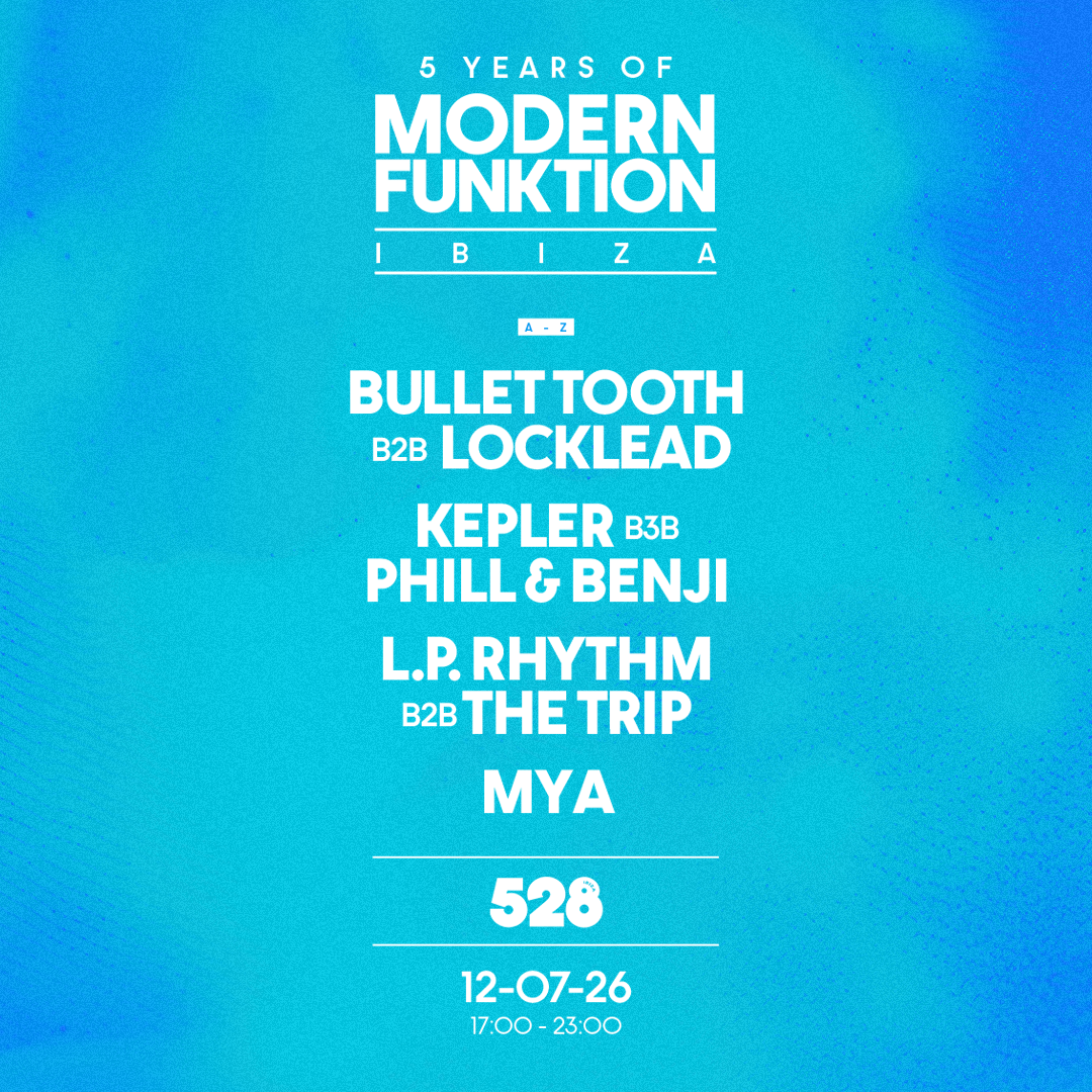 Modern Funktion at 528 on Sunday, July 12, 2026