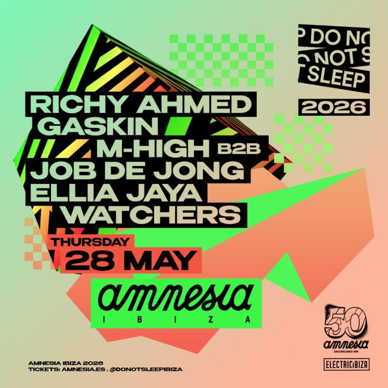 Do Not Sleep at Amnesia on Thursday, May 28, 2026