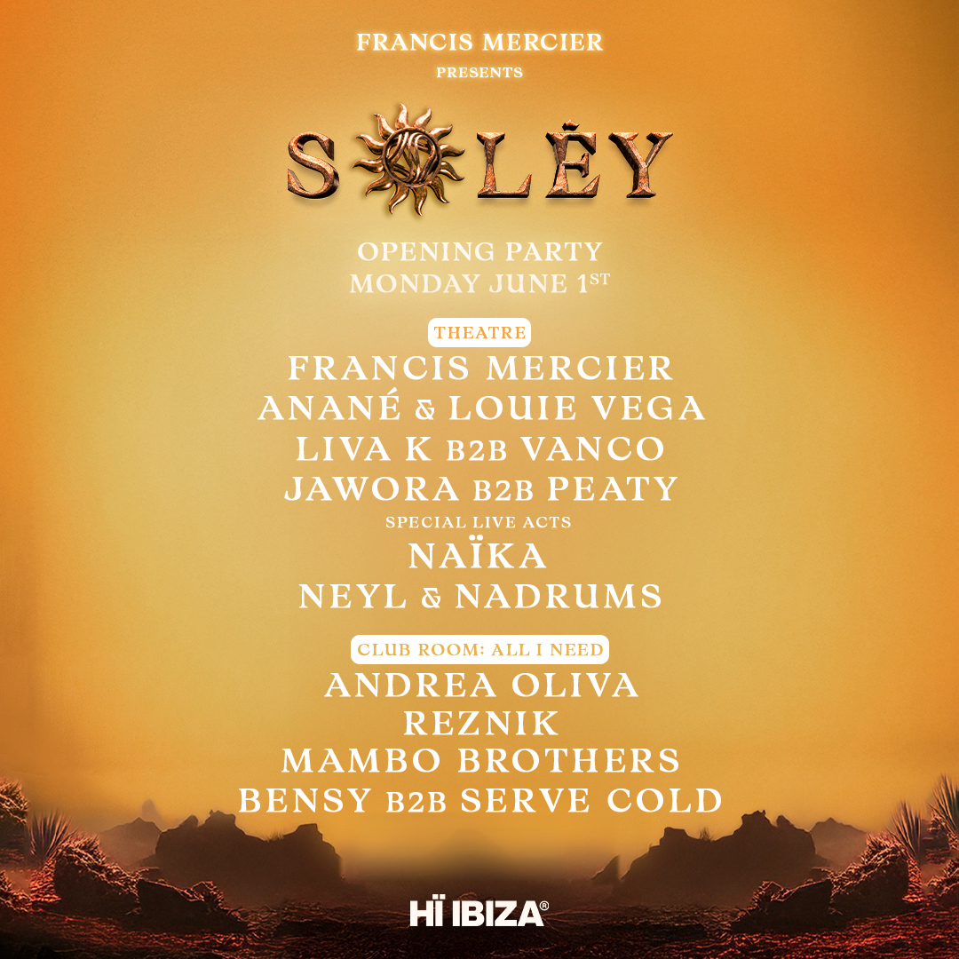 Soley at HÏ Ibiza on Monday, June 1, 2026