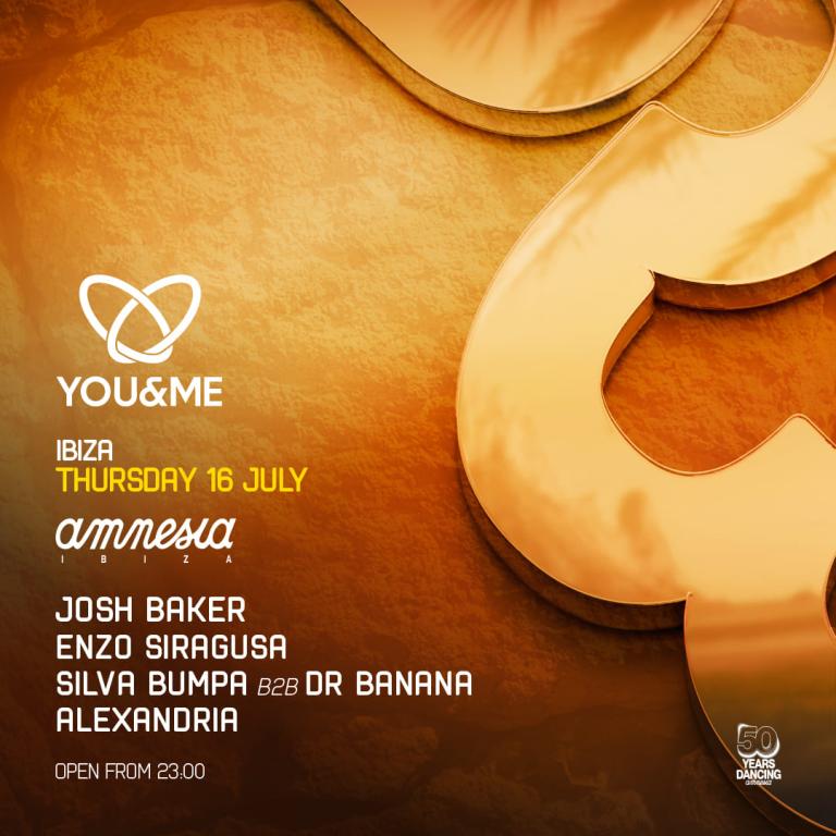 You &amp; Me at Amnesia on Thursday, July 16, 2026