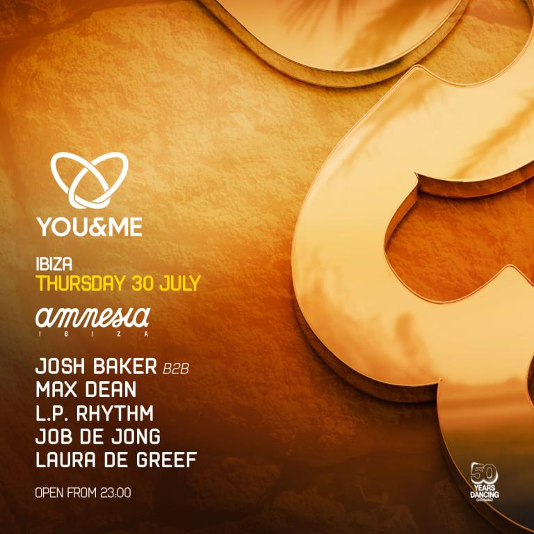 You &amp; Me at Amnesia on Thursday, July 30, 2026