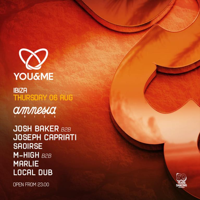 You &amp; Me at Amnesia on Thursday, August 6, 2026