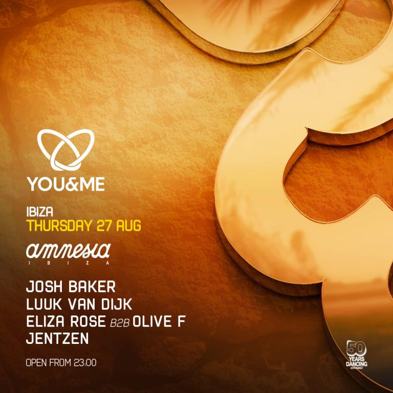 You &amp; Me at Amnesia on Thursday, August 27, 2026