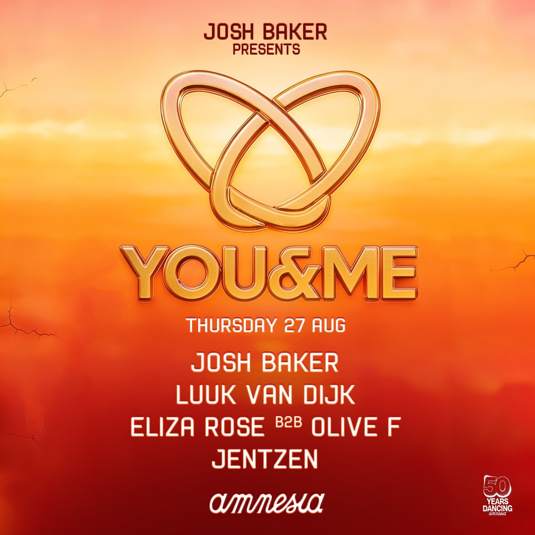 You &amp; Me at Amnesia on Thursday, August 27, 2026