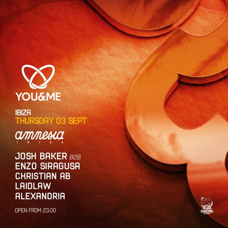 You &amp; Me at Amnesia on Thursday, September 3, 2026