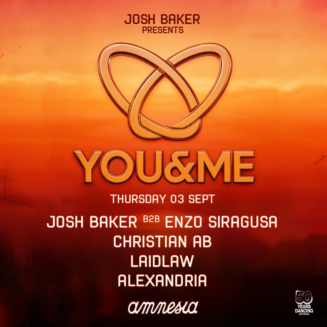 You &amp; Me at Amnesia on Thursday, September 3, 2026