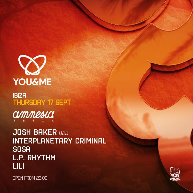 You &amp; Me at Amnesia on Thursday, September 17, 2026