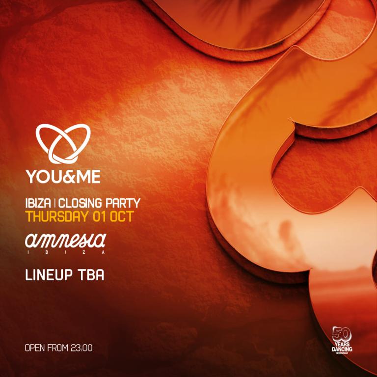 You &amp; Me at Amnesia on Thursday, October 1, 2026