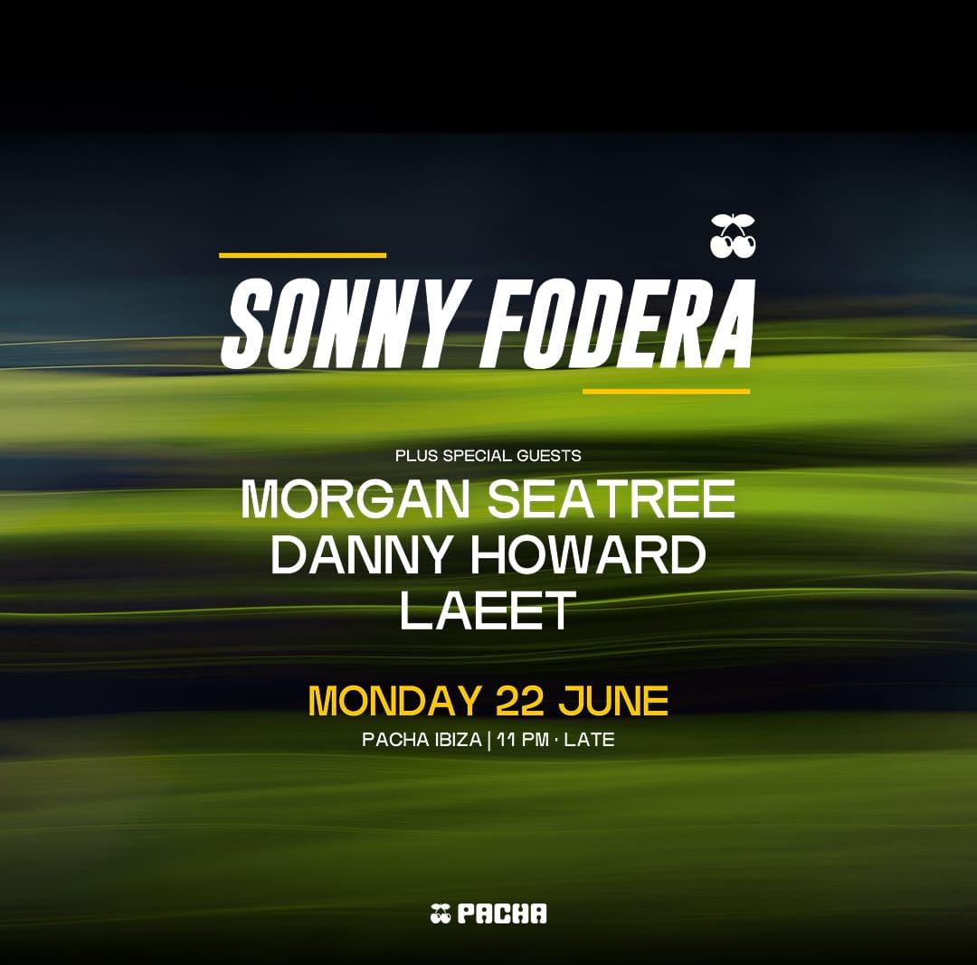 Sonny Fodera at Pacha on Monday, June 22, 2026
