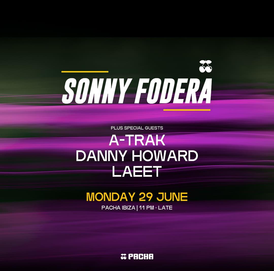 Sonny Fodera at Pacha on Monday, June 29, 2026