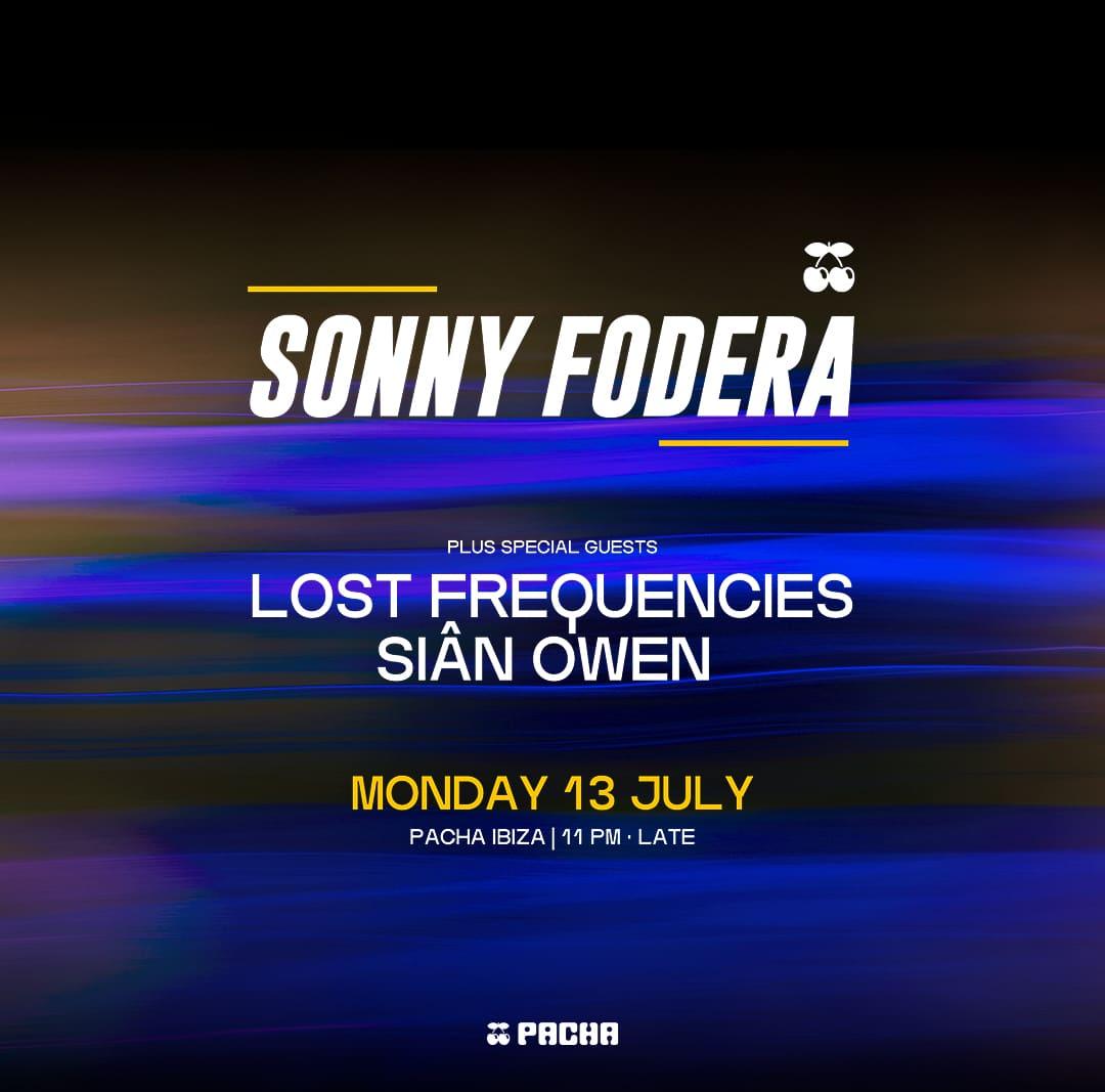 Sonny Fodera at Pacha on Monday, July 13, 2026