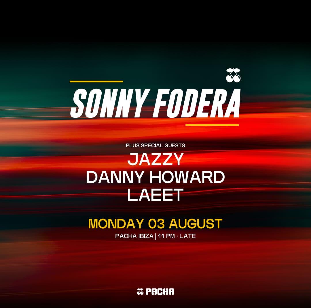 Sonny Fodera at Pacha on Monday, August 3, 2026