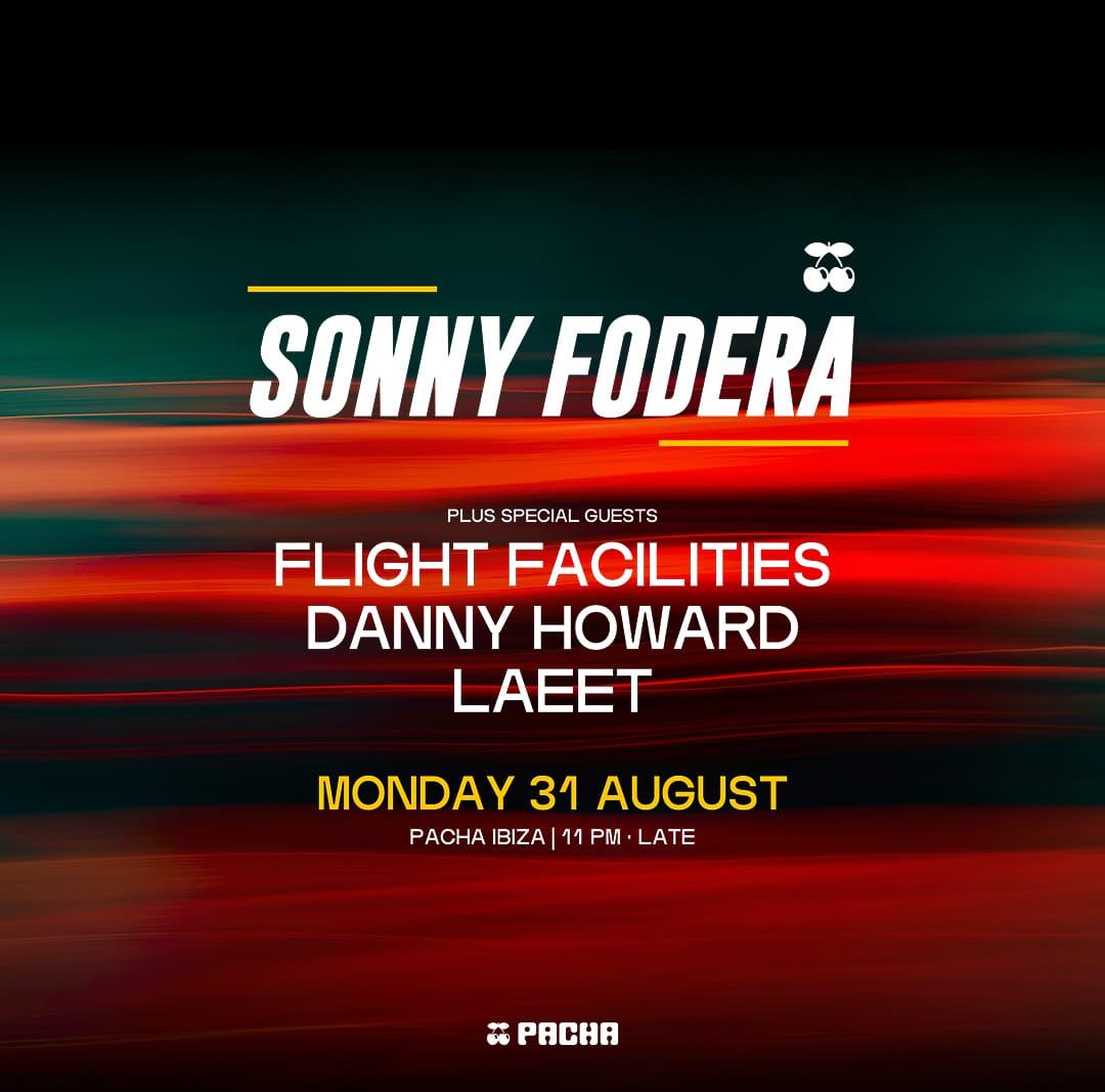 Sonny Fodera at Pacha on Monday, August 31, 2026