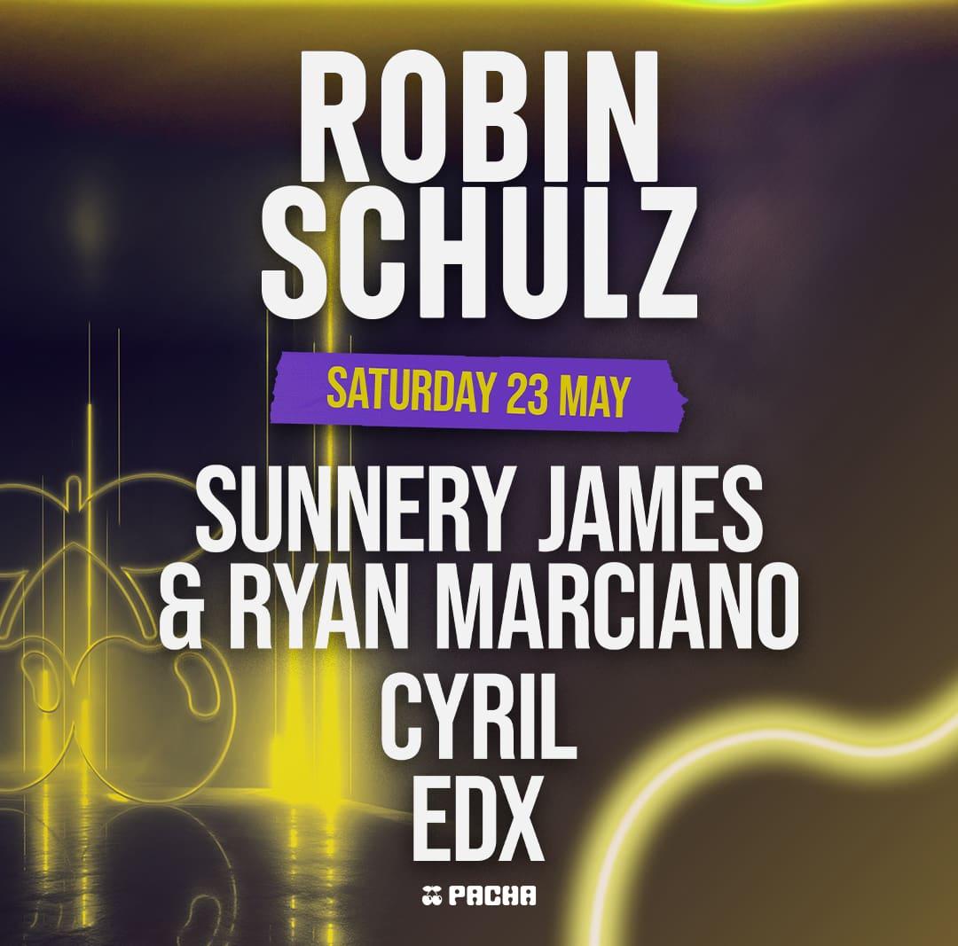 Robin Schulz at Pacha on Saturday, May 23, 2026