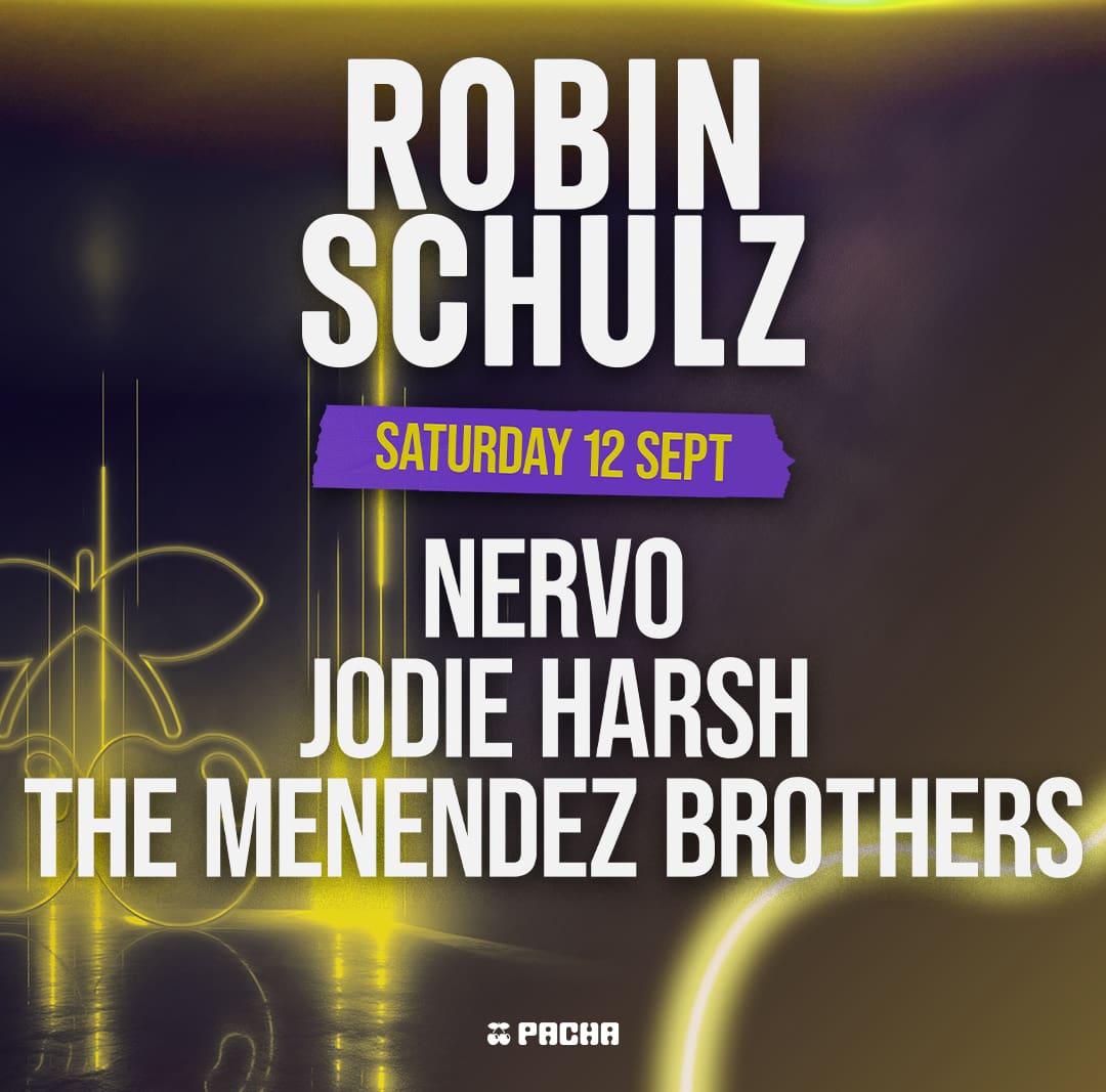 Robin Schulz at Pacha on Saturday, September 12, 2026