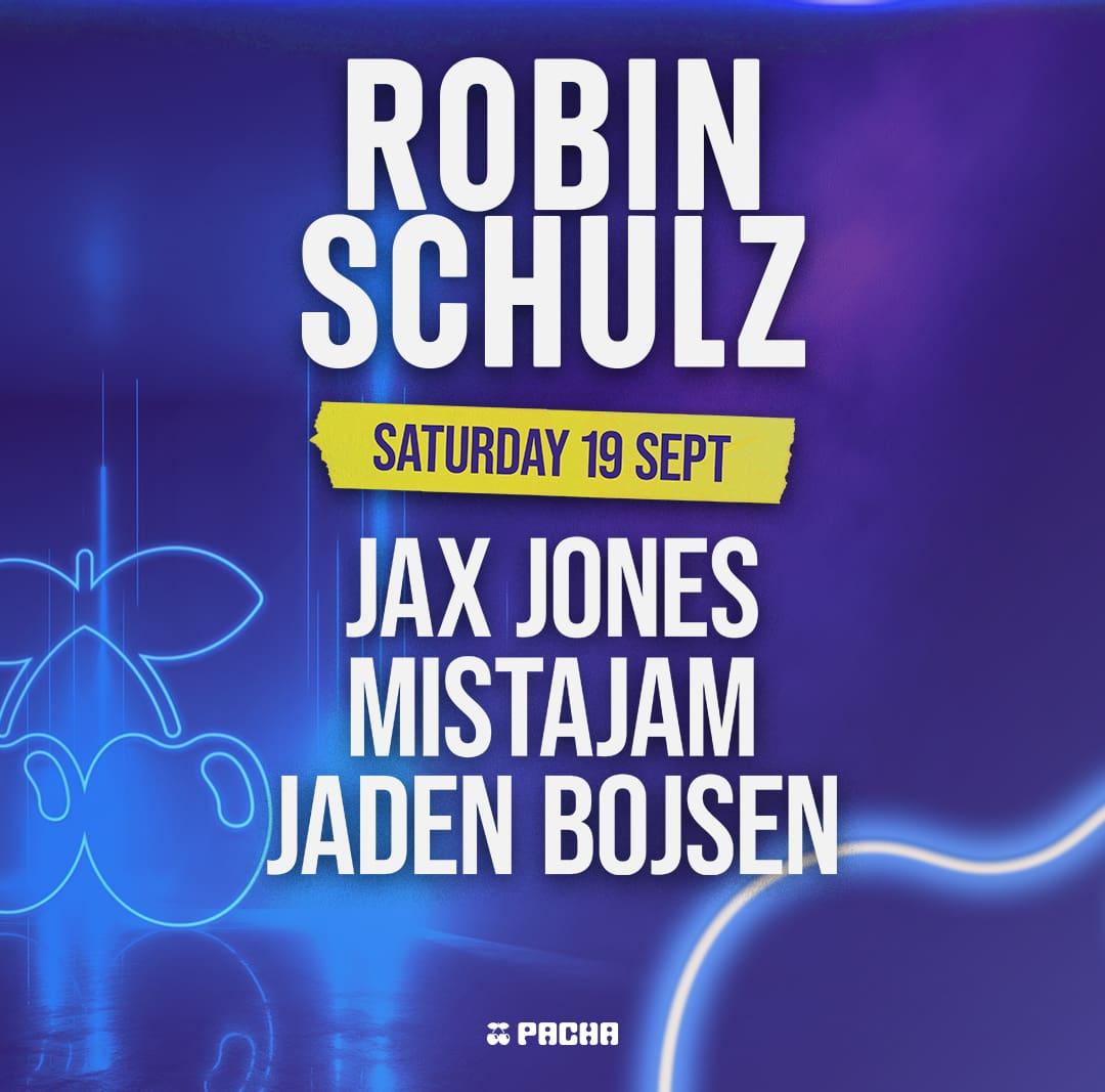 Robin Schulz at Pacha on Saturday, September 19, 2026