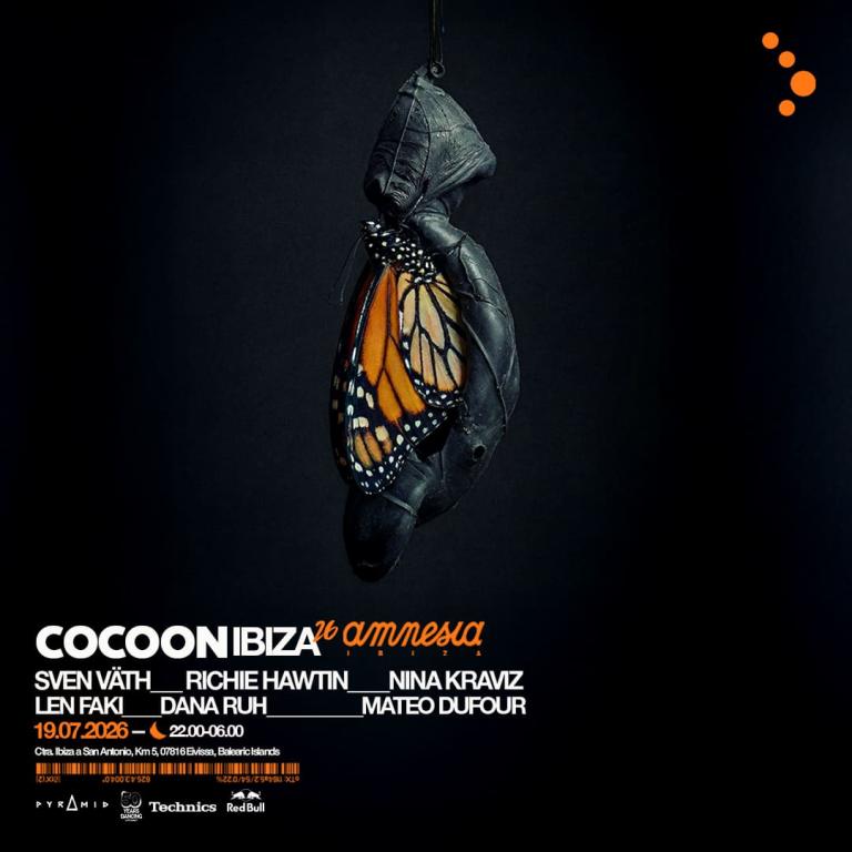 Cocoon at Amnesia on Sunday, July 19, 2026