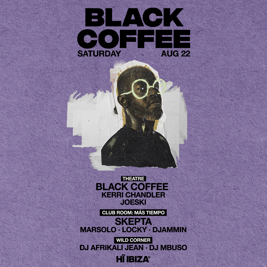 Black Coffee at HÏ Ibiza on Saturday, August 22, 2026
