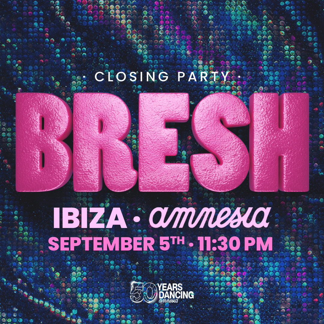 Bresh at Amnesia on Saturday, September 5, 2026