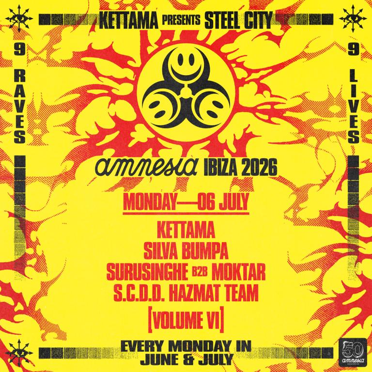 Steel City at Amnesia on Monday, July 6, 2026