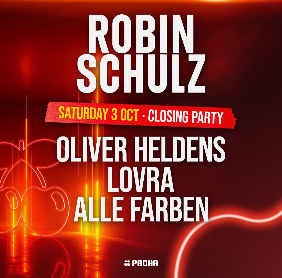 Robin Schulz at Pacha on Saturday, October 3, 2026