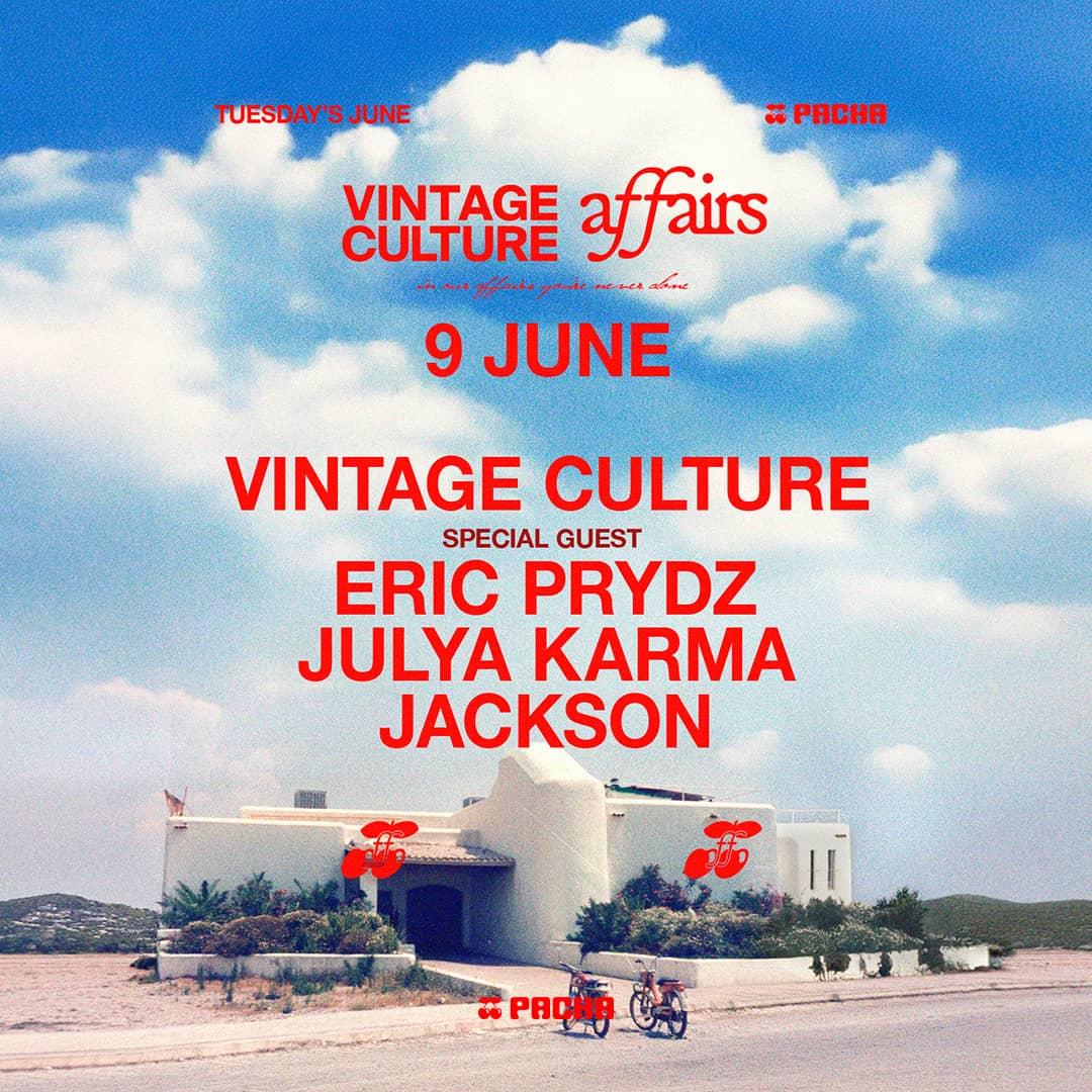 Vintage Culture at Pacha on Tuesday, June 9, 2026
