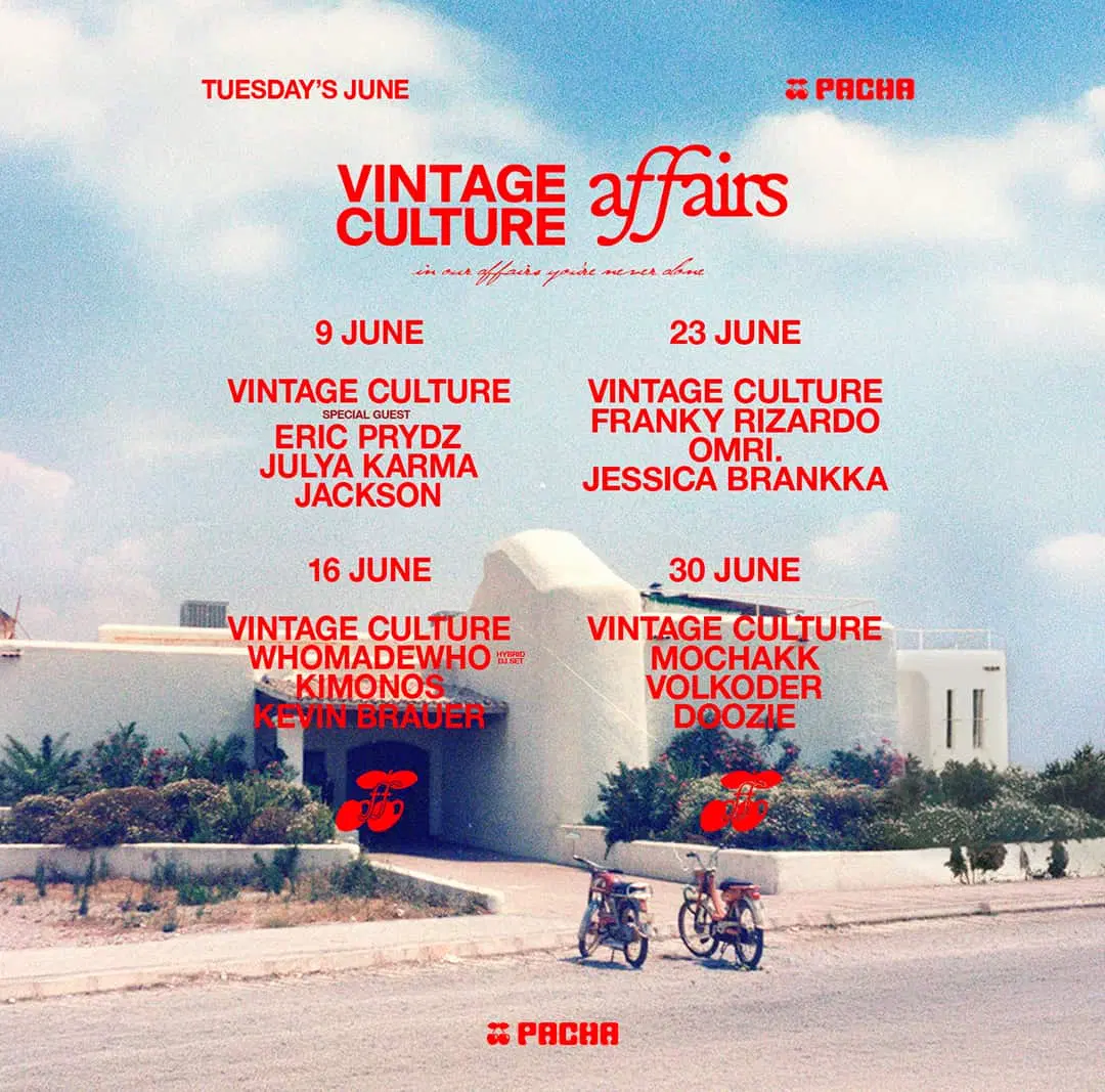 Vintage Culture at Pacha on Tuesday, June 16, 2026