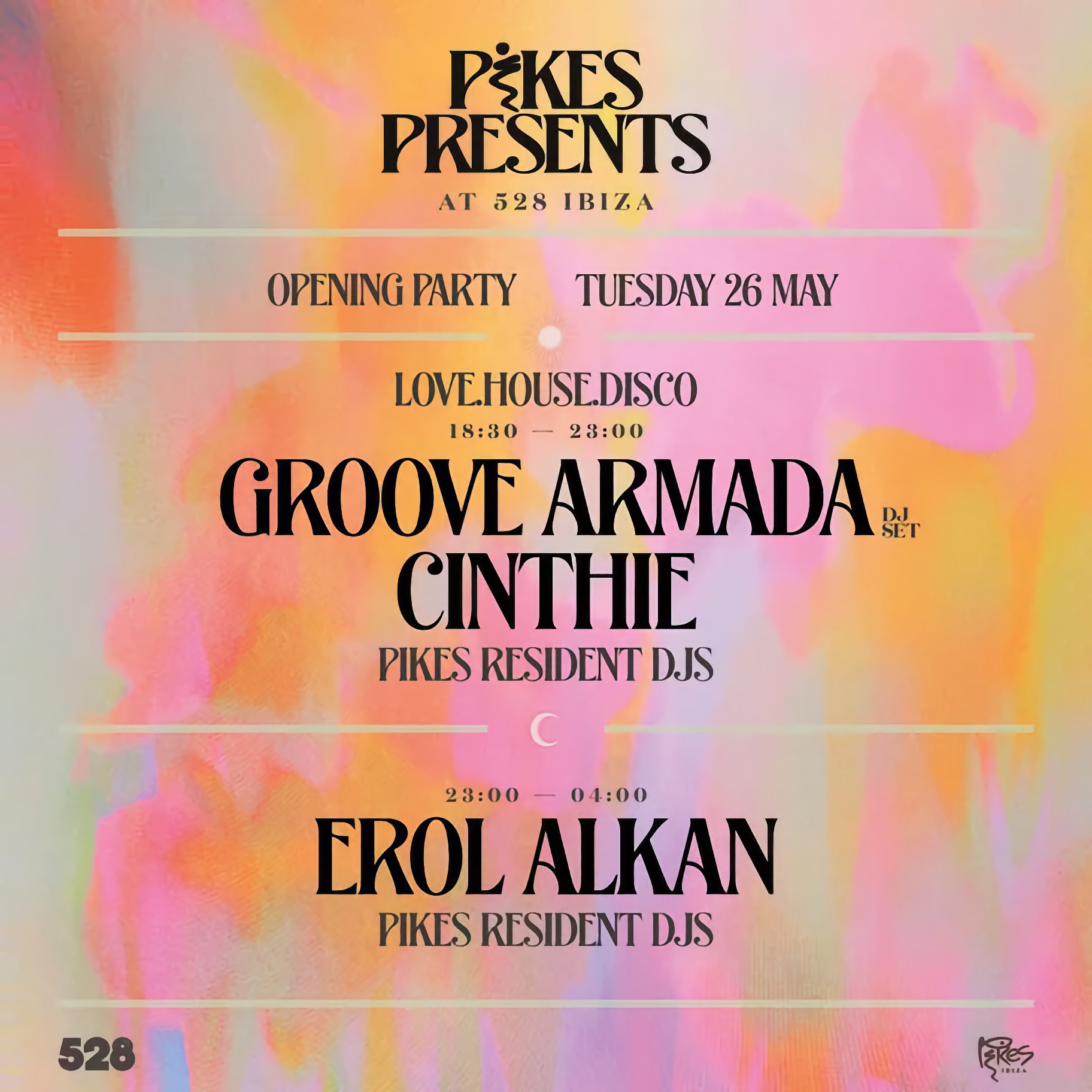 Pikes Presents at 528 on Tuesday, May 26, 2026