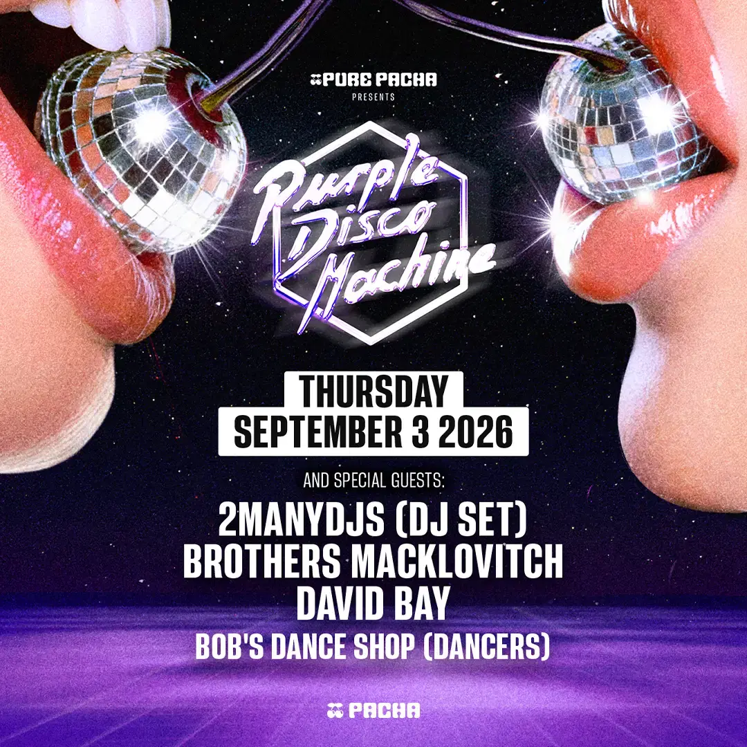 Pure Pacha at Pacha on Thursday, September 3, 2026
