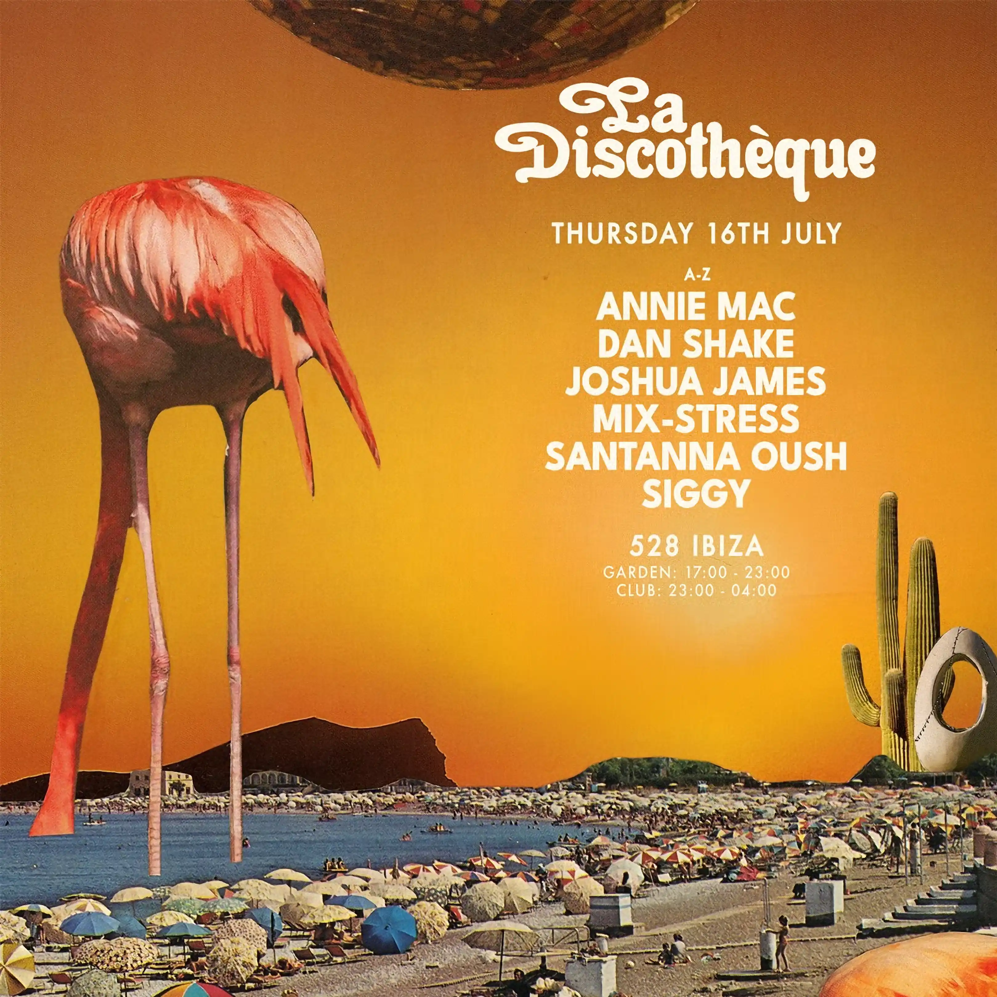 La Discothéque at 528 on Thursday, July 16, 2026