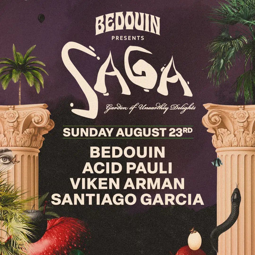 Saga at Chinois on Sunday, August 23, 2026