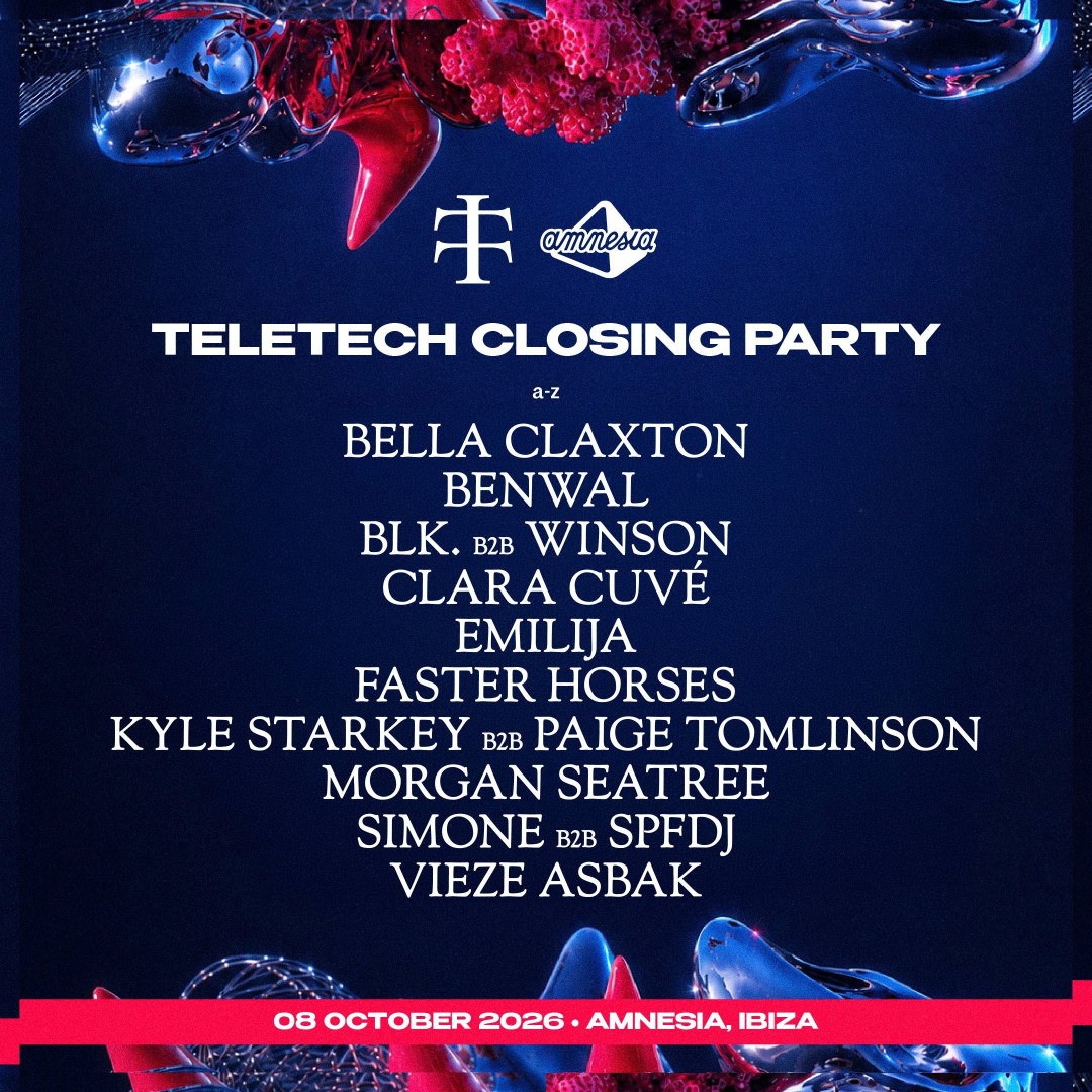 Teletech at Amnesia on Thursday, October 8, 2026