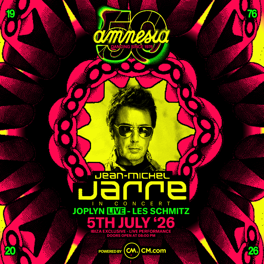 Jean-Michel Jarre at Amnesia on Sunday, July 5, 2026
