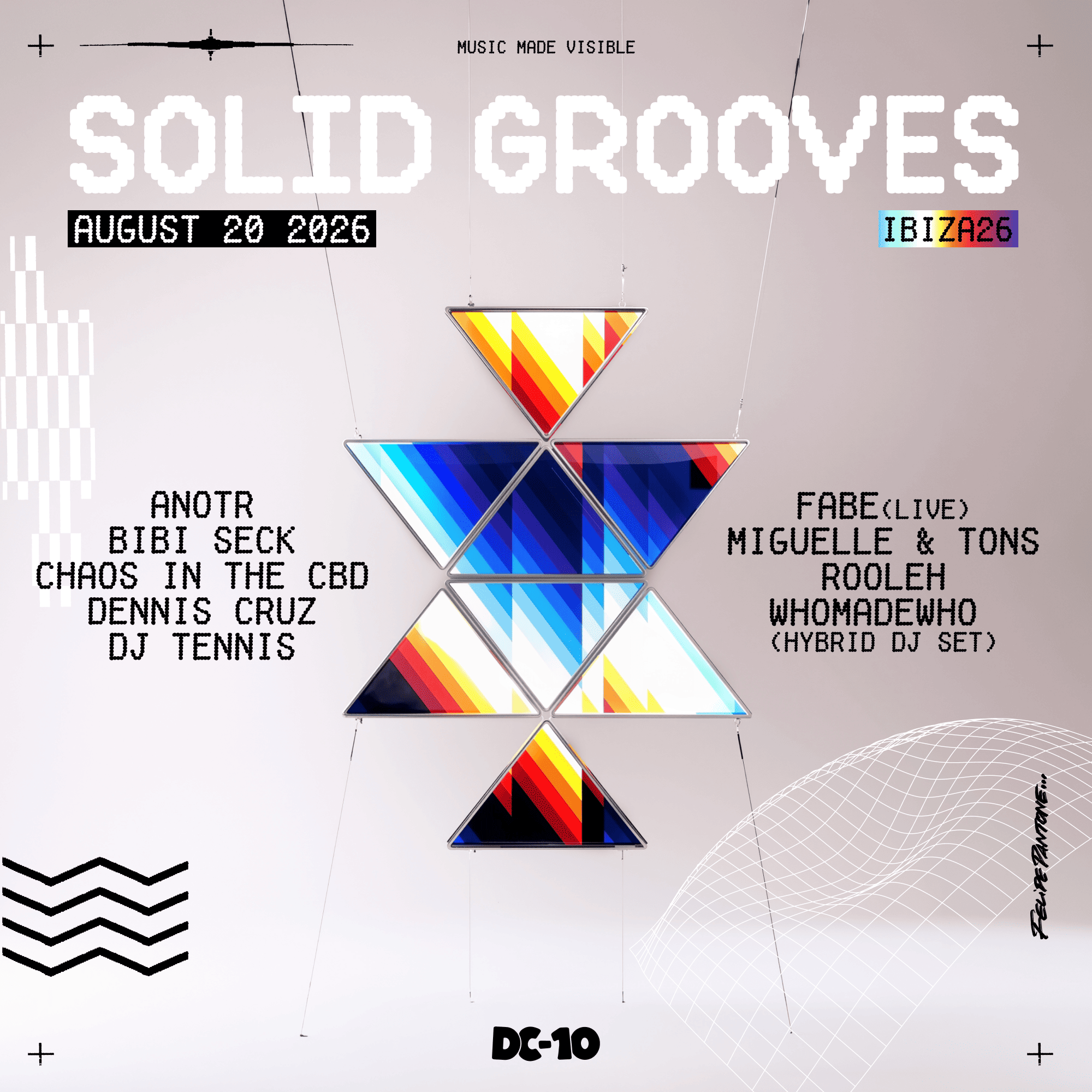 Solid Grooves at DC-10 on Thursday, August 20, 2026