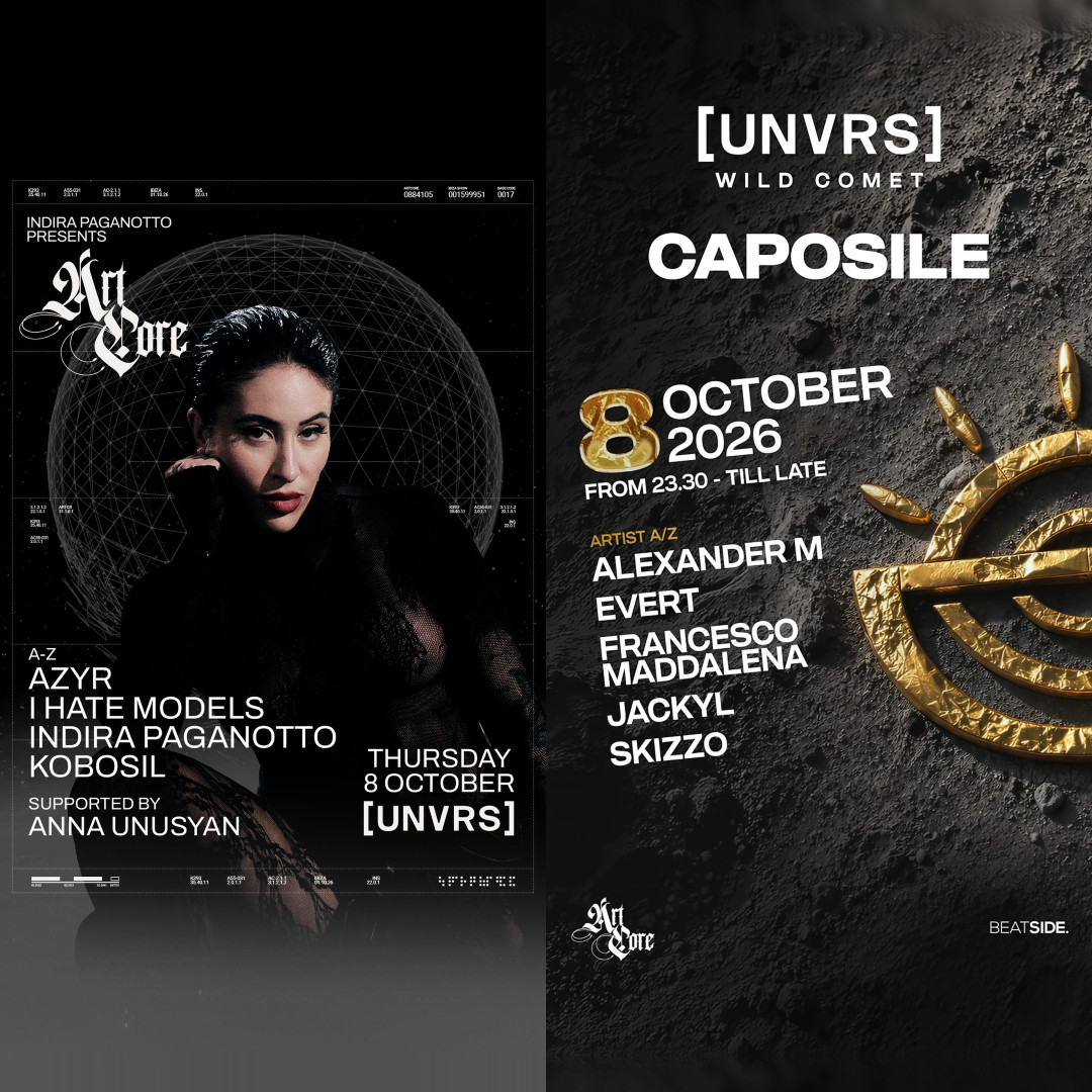 ArtCore | Caposile at UNVRS on Thursday, October 8, 2026