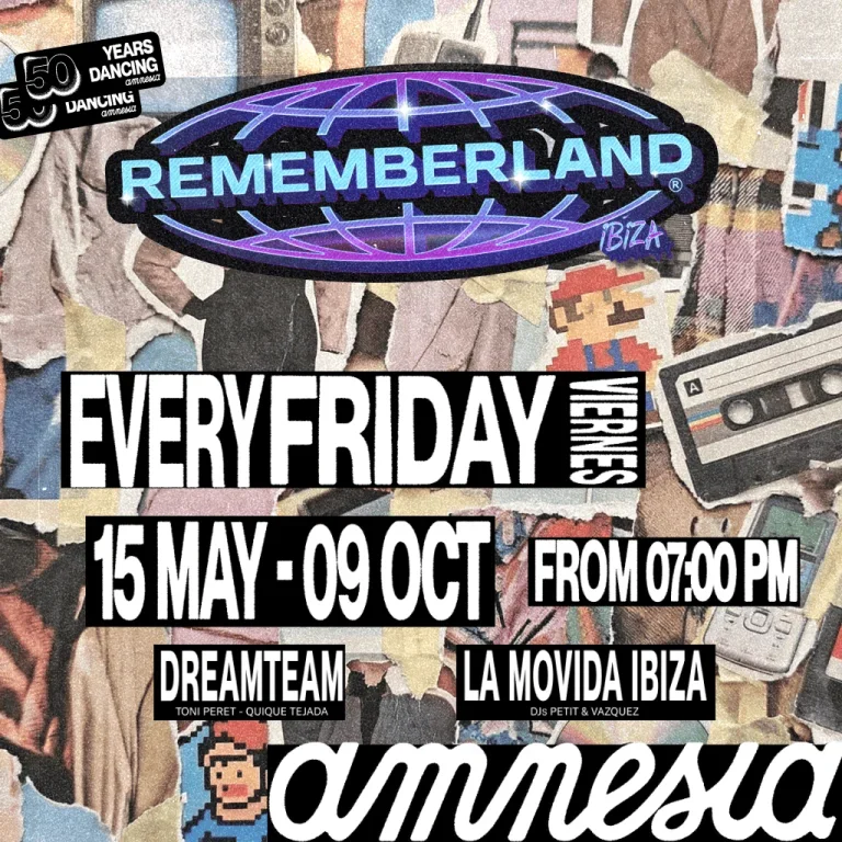 Rememberland at Amnesia on Friday, September 18, 2026