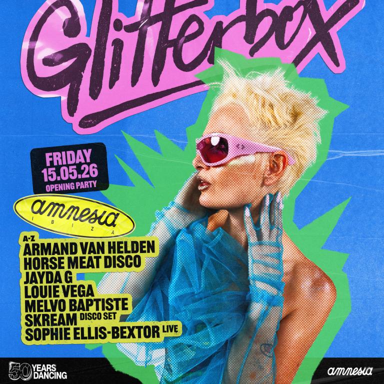 Glitterbox at Amnesia on Friday, May 15, 2026