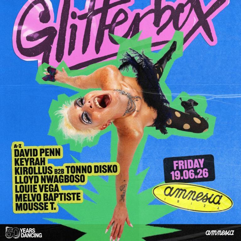 Glitterbox at Amnesia on Friday, June 19, 2026
