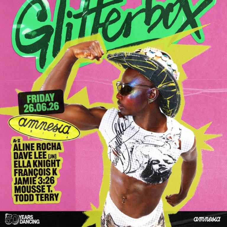 Glitterbox at Amnesia on Friday, June 26, 2026