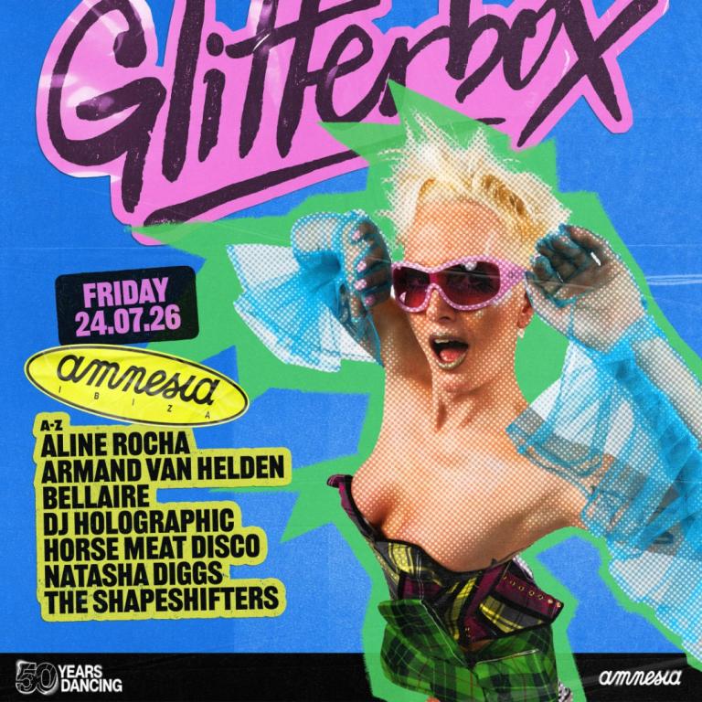Glitterbox at Amnesia on Friday, July 24, 2026
