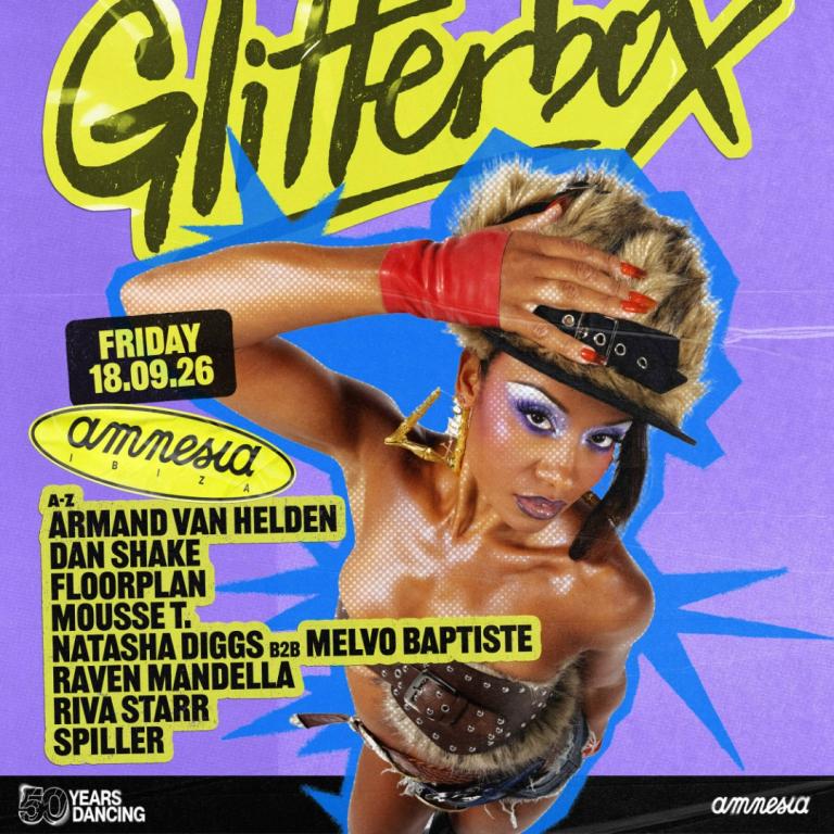 Glitterbox at Amnesia on Friday, September 18, 2026