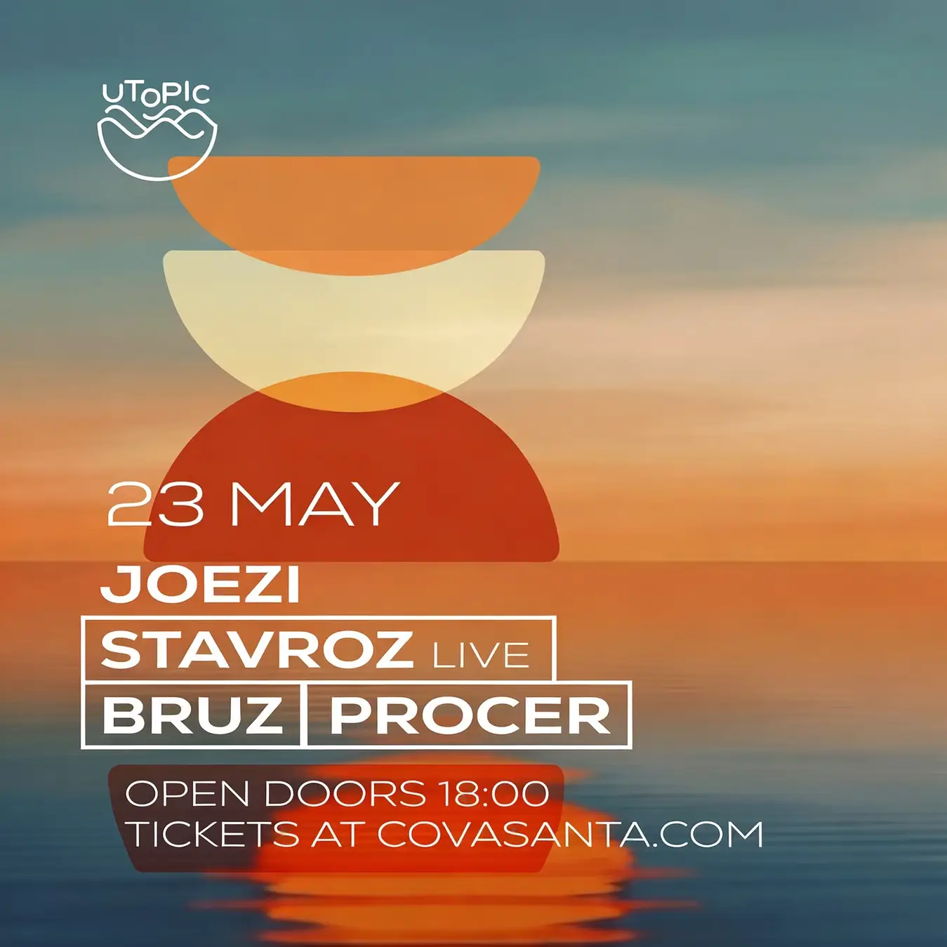 Utopic at Cova Santa on Saturday, May 23, 2026