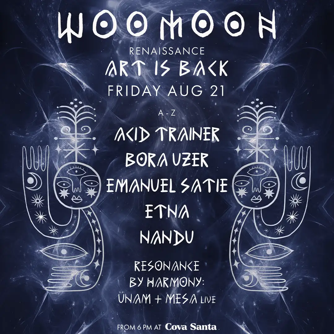 WooMoon at Cova Santa on Friday, August 21, 2026